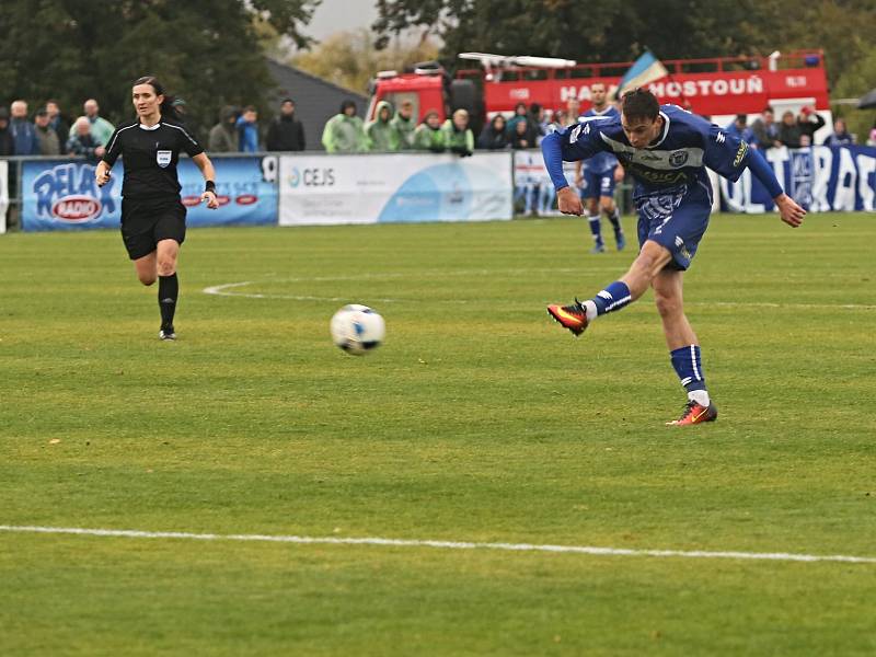 Sokol Hostouň - SK Kladno 1:3, Divize B, 8. 10. 2017