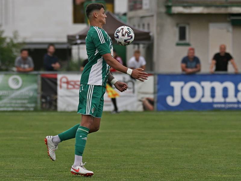 Sokol Hostouň - Sparta Praha U19 2:2, přátelské přípravné utkání 21.7. 2021