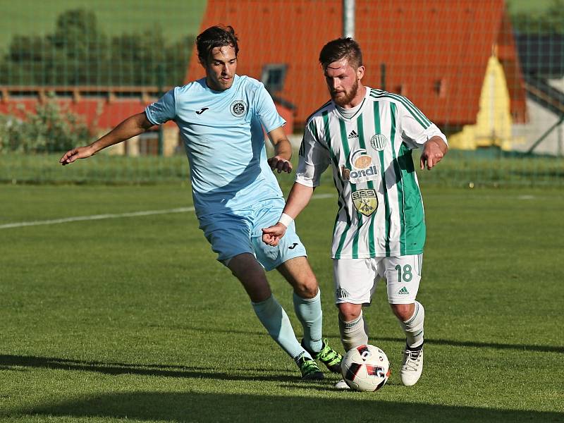 Sokol Hostouň - FC CHOMUTOV 3:0 (1:0), Divize sk. B, 4. 6. 2017