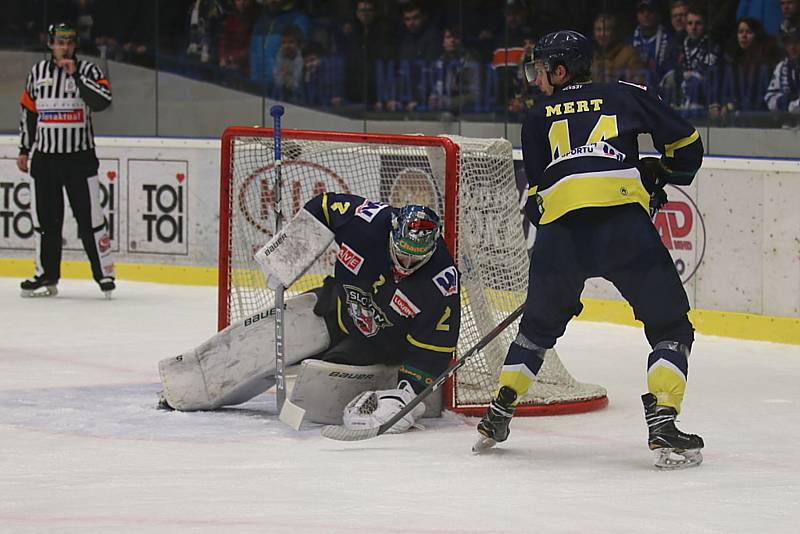 Hokejová Chance liga: Rytíři Kladno - HC Slovan Ústí nad Labem 3:2.