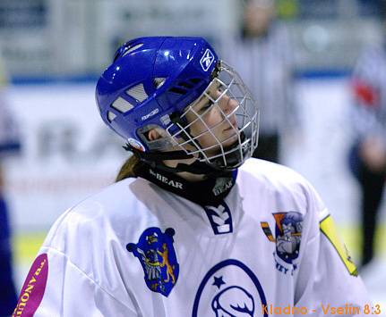 Kladno - Vsetín 8:3, semifinále play-off hokejové ligy žen. 17.1.2009