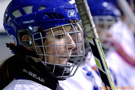 Kladno - Vsetín 8:3, semifinále play-off hokejové ligy žen. 17.1.2009