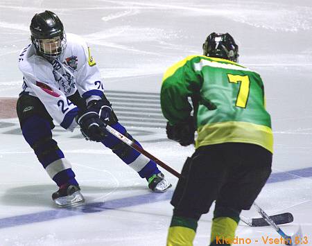 Kladno - Vsetín 8:3, semifinále play-off hokejové ligy žen. 17.1.2009