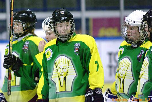 Kladno - Vsetín 8:3, semifinále play-off hokejové ligy žen. 17.1.2009