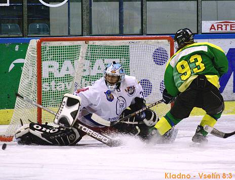 Kladno - Vsetín 8:3, semifinále play-off hokejové ligy žen. 17.1.2009