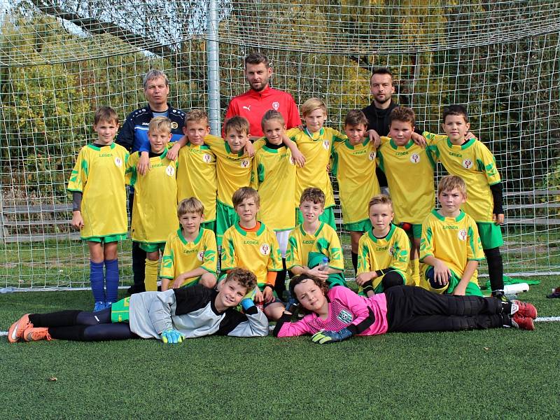 Meziokresní turnaj fotbalových výběrů U11 a U12 v Kladně-Švermově se zúčastnily týmy Kladno, Rakovník, Beroun a Mělník.