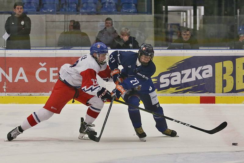 Česká republika - Finsko 3:2 sn, příprava U17 - 30. 12. 2018 Čez Stadion Kladno