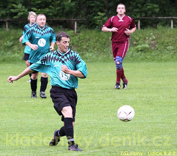 Zákolany - Lidice B 4:2 (2:2), IV. tř., hráno 30.5.2009