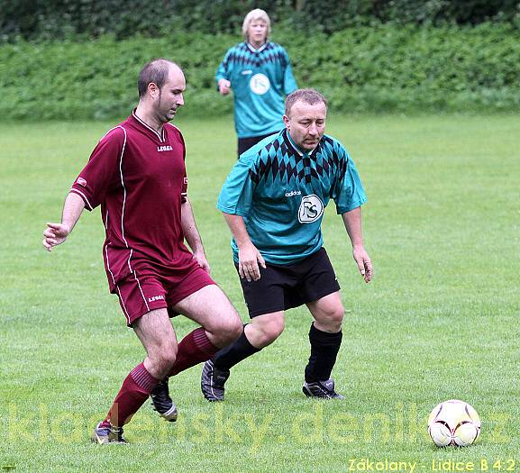 Zákolany - Lidice B 4:2 (2:2), IV. tř., hráno 30.5.2009