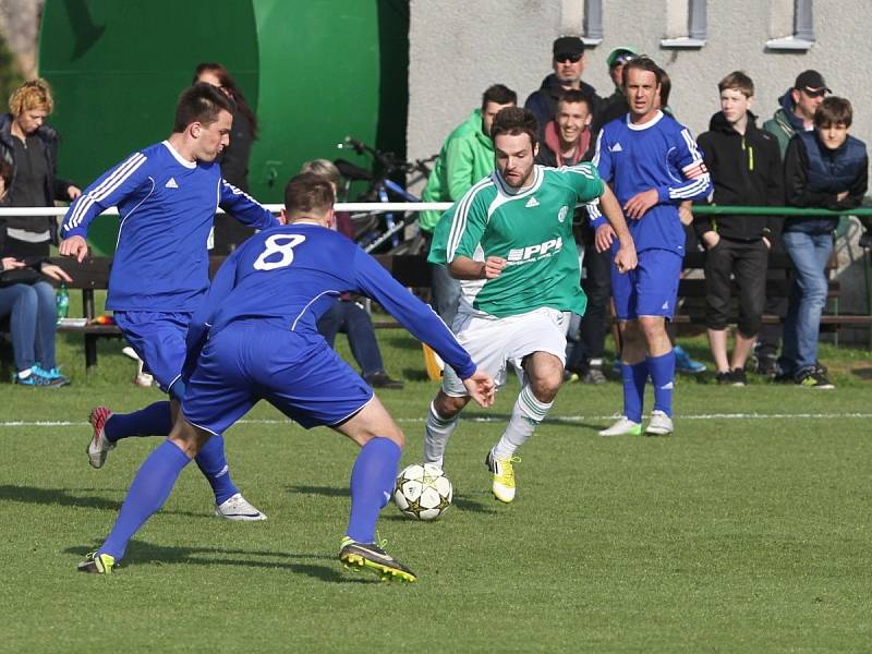 Sokol Hostouň - SK Hvozdnice 1:1, I.A. tř., 4.5.2014