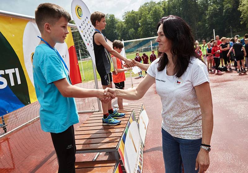 V Čáslavi proběhlo za účasti hvězd minulosti Šárky Kašpárkové či Michala Janáčka krajské kolo Odznaku všestrannosti