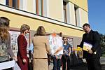 Návštěva první dámy České republiky Ivany Zemanové při slavnostním předání rekonstruované základní školy v Lánech