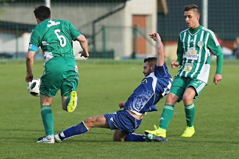 Sokol Hostouň - SK Kladno 2:0, Divize B, 28. 4. 2019