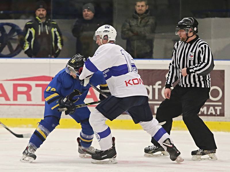 PZ Kladno - SK Černošice 6:4, SKL 19. 2. 2018 (Kladno)