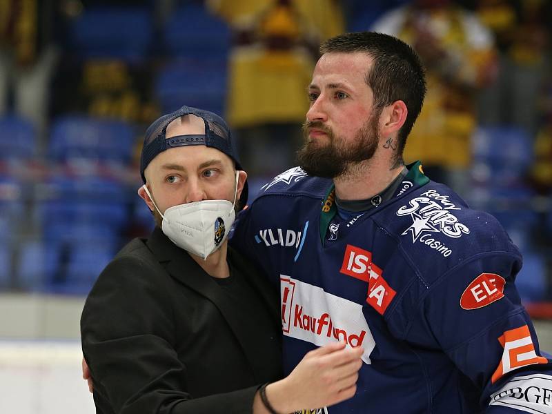 Rytíři Kladno - HC Dukla Jihlava 5:2, Finále play off první hokejové Chance ligy - 7. zápas, konečný stav 4 : 3 Kladno postupuje do EL