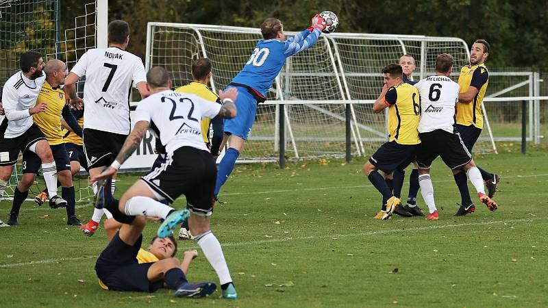 SK Hřebeč - FK Kosoř 2:1 (2:1), KP, 16. 10. 2021