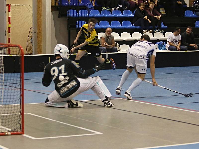 Kanonýři Kladno - Florbal PEGRES Havířov 3:5, 1. liga mužů, 29. 10. 2017 