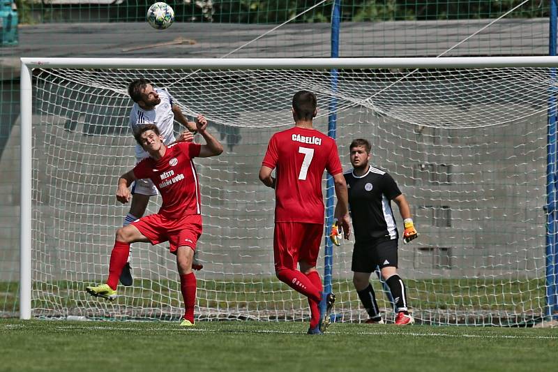 SK Kladno - FK Králův Dvůr 2:0, přátelské přípravné utkání 24.7. 2021