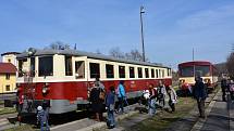 V poslední březnovou sobotu se na vlakovém nádraží ve Slaném i v blízkém okolí konal Den Cyklohráčku.
