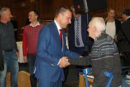 Oslava 110 let kladenské atletiky ve Sportovní hale Kladno.