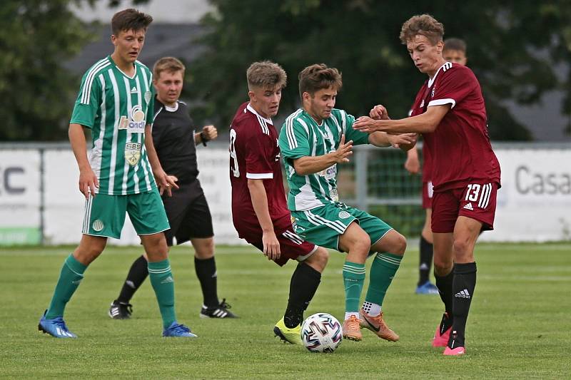 Sokol Hostouň - Sparta Praha U19 2:2, přátelské přípravné utkání 21.7. 2021