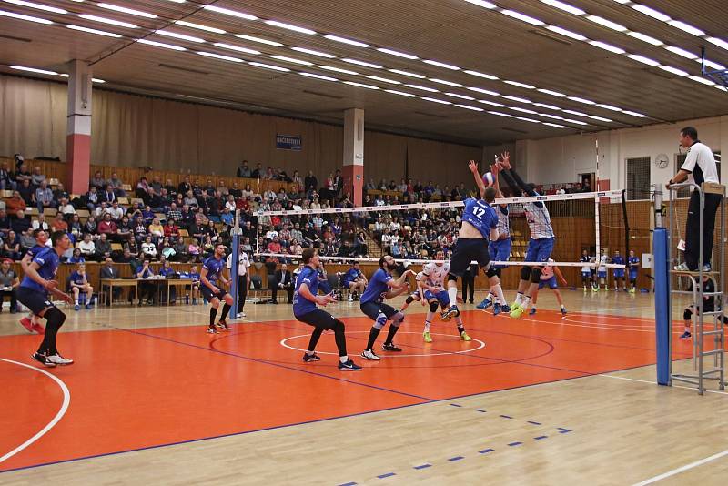 Kladno volejbal cz - Aero Odolená Voda 3:0, EX-M čtvrtfinále, Kladno, 15. 3. 2017