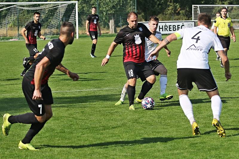 SK Hřebeč - FK Dobrovice 3:2 (0:1), KP 4. 9. 2021