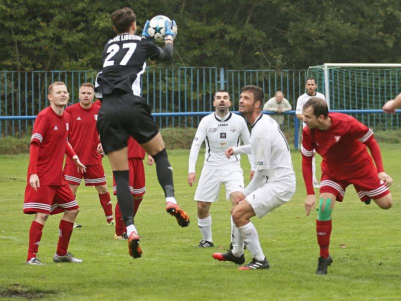 Baník Libušín - SK Hřebeč  2:3pk, KP, 23. 9. 2018