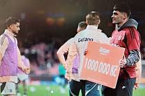 Dokonalá trefa Martina Nekolného na Spartě vynesla hráči Spartaku Příbram milionovou výhru.