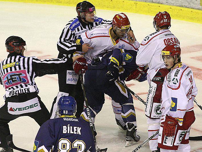 Rytíři Kladno - Oceláři Třinec 2 : 6, 20. kolo ELH 2011/12