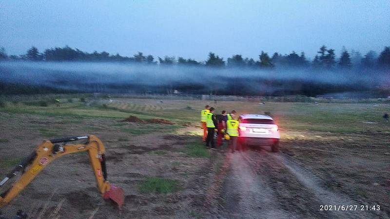 Kazma zakopal v Kladně auto s milionem korun.