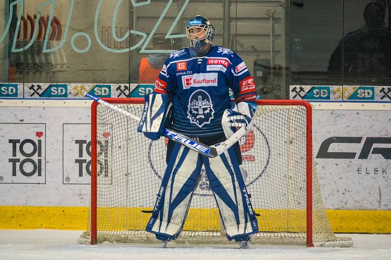 Kladno získalo aspoň bod, ale po pár vteřinách prodloužení padlo 3:4. (16.1.2022). Landon Bow