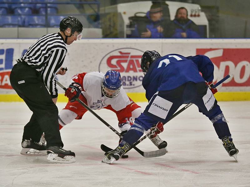 Česká republika - Finsko 3:2 sn, příprava U17 - 30. 12. 2018 Čez Stadion Kladno