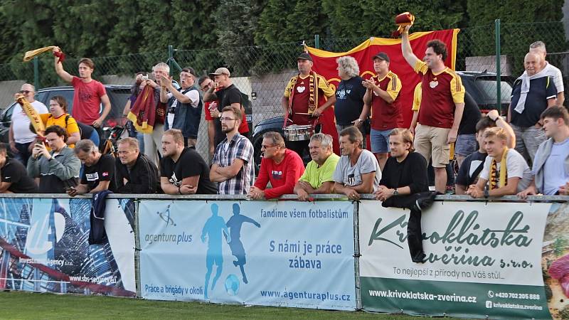 Sokol Hostouň - FK DUKLA Praha 0:3 (0:1), 1. kolo 24. 8. 2022