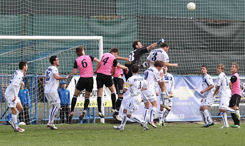 SK Kladno - FK Roudnice nad Labem 1:2, utkání 23.k. CFL. ligy 2011/12, hráno 14.4.2012