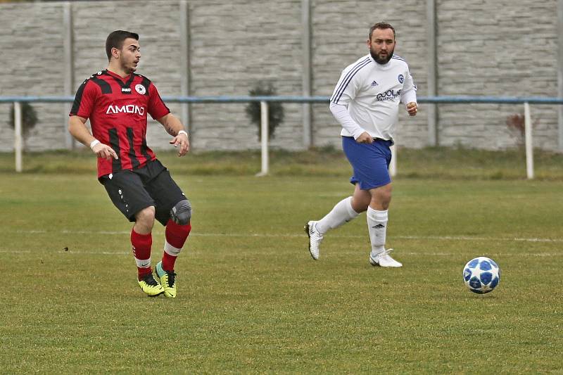 SK Velké Přítočno - Baník Švermov 6:3 (6:3), OP Kladno, 3. 11. 2018