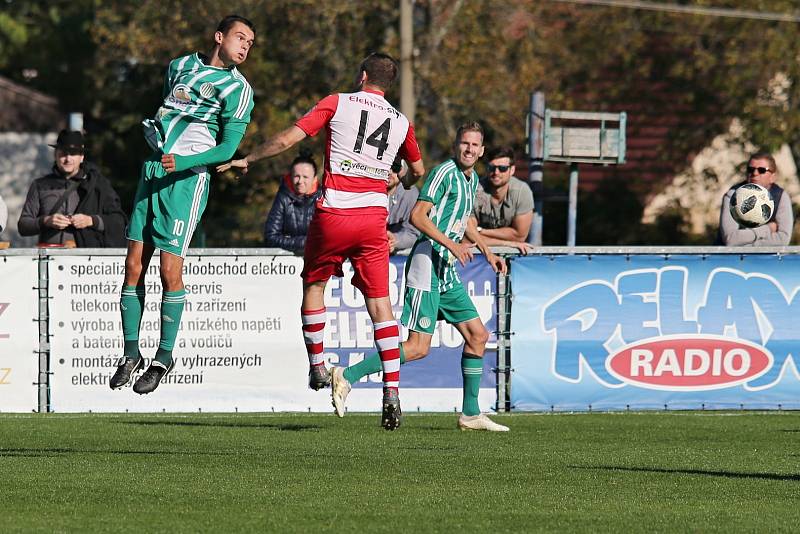 Sokol Hostouň - Povltavská FA 2:1 (1:1), ČFL, 4.10. 2020