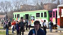 V poslední březnovou sobotu se na vlakovém nádraží ve Slaném i v blízkém okolí konal Den Cyklohráčku.