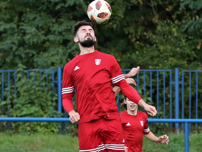 SK Baník Libušín - FC Čechie Velká Dobrá 3:1 (2:1), I.A tř., 16. 10. 2021