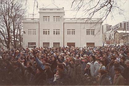 Sametová revoluce v Kladně a Slaném.