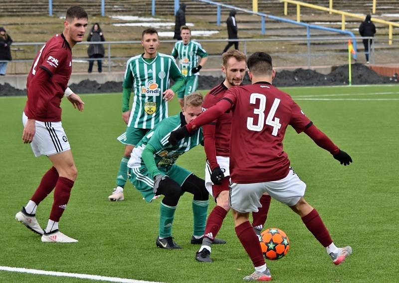 Sparta B porazila na Strahově v přípravě Hostouň 2:0.