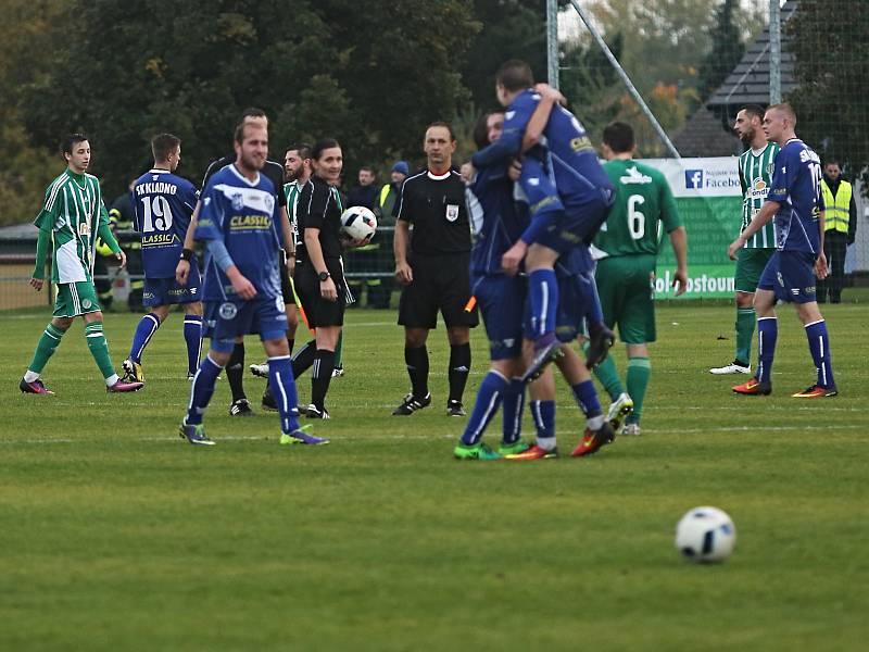 Sokol Hostouň - SK Kladno 1:3, Divize B, 8. 10. 2017