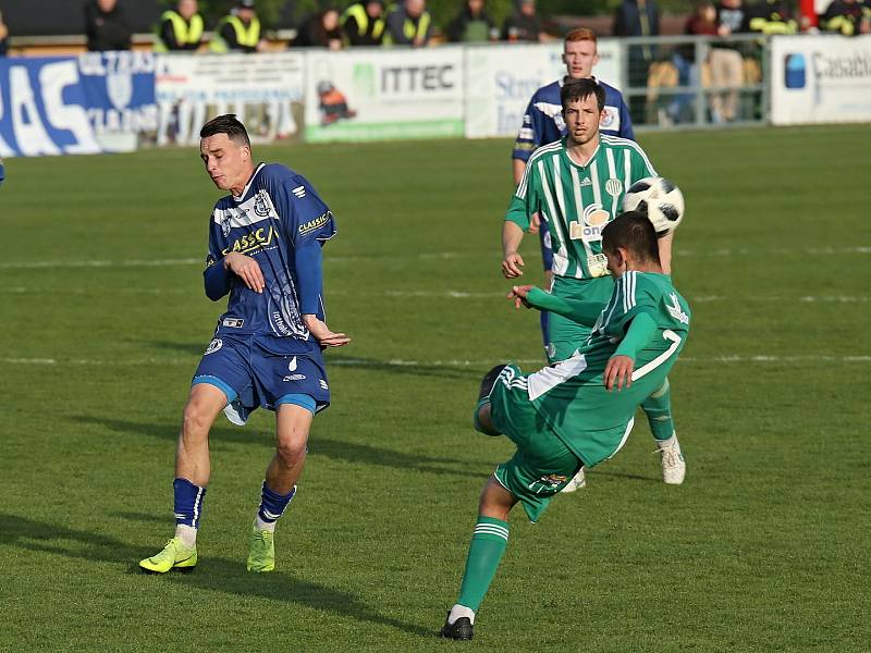 Sokol Hostouň - SK Kladno 2:0, Divize B, 28. 4. 2019