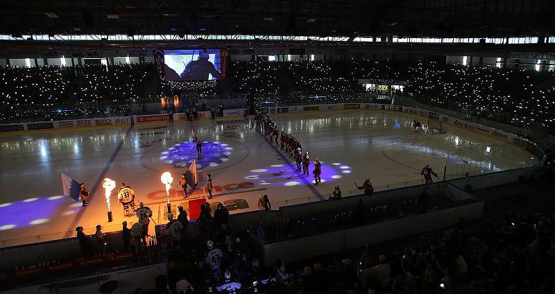 Utkání se neslo v duchu oslav postupu Rytířů do extraligy... //  Rytíři Kladno – Piráti Chomutov 1:2 pp, Chance liga, 21. 4. 2019