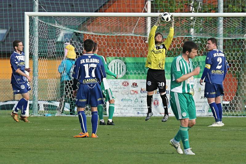 Sokol Hostouň - SK Kladno 2:0, Divize B, 28. 4. 2019