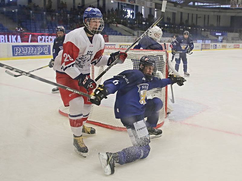 Česká republika - Finsko 3:2 sn, příprava U17 - 30. 12. 2018 Čez Stadion Kladno