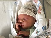 MATOUŠ TŘÍSKA, CÍTOLIBY. Narodil se 8. ledna 2019. Po porodu vážil 3,28 kg a měřil 51 cm. Rodiče jsou Adéla Banková a Adolf Tříska. (porodnice Slaný)