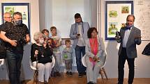 Otevření expozice Nejen Krtek v Kladenském zámku za účasti rodiny Zdeňka Milera.