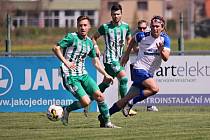 Před rokem bylo derby ČFL nečekaně jasné: FK Králův Dvůr - Sokol Hostouň 1:4 (1:1), ČFL 22. 4. 2023