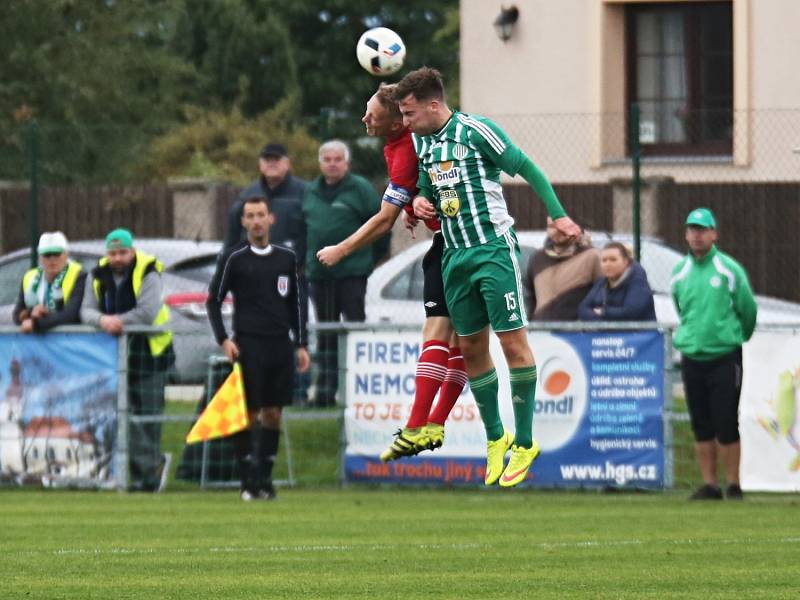 Sokol Hostouň - Sportovní sdružení Ostrá 1:0 (0:0) Pen: 7:6, Divize B, 24. 9. 2017